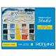 Maxi Blocco Watercolour Studio - aquarelblok - 75 vellen 300gr/m² - 27x35cm - 1-zijdig gelijmd - fijne korrel