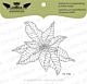 Lesia Zgharda Design photopolymer Stamp Puansetiya FL176