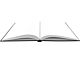 dummyboek Kangaro A4 blanco hard cover 80 blad 140grs zwart design