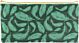 Groene etui Kangaro plat met veeropdruk 22x11,5cm