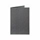 Papicolor dubbele kaart staand A6 105x148mm donkergrijs (971)