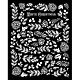 Stamperia The Owl's House Thick Stencil 20X25cm Pine Cones  (KSTD185)