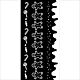 Stamperia Candy Christmas Thick Stencil 12X25cm Stripes   (KSTDL125)