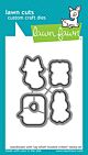 Lawn Fawn dies say what? masked critters - lawn cuts