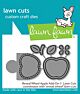 Lawn Fawn dies reveal wheel apple add-on