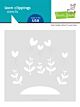 Lawn Fawn heart garden stencil