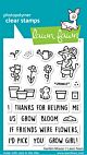 Lawn Fawn 3x4 clear stamp set garden mouse