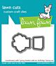 Lawn Fawn dies spring basket add-on: birthday lawn cuts