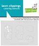 Lawn Fawn i love you mower coloring stencils