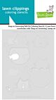 Lawn Fawn keep on swimming add-on coloring stencils