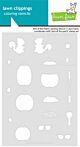 Lawn Fawn coloring stencils pick of the patch coloring stencil