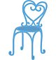 Creatables stencil french bistro chair