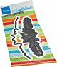 Marianne Design Craftable Stitching border Dennentakjes CR1599 150x23 mm, 137x33 mm 