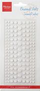 Marianne Design Decoration Enamal dots - Sneeuwvlokken  21x15cm      