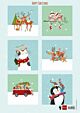 Marianne Design Decoupage Happy Christmas  A4 6 designs     