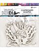 Dina Wakley Media Chipboard Shapes Ocean