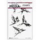 Dina Wakley Media Cling Stamps 6