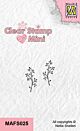 Nellie's Choice Clear Stamp mini Tak met besjes MAFS025 8x17mm