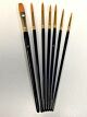 Penselenset nylon (6x rond 1x plat) 7 ST 12185-8827