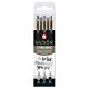Sakura Pigma Micron 05 fineliner set | 3 pennen,  zwart & grijs