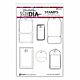 Ranger Dina Wakley MEdia Stamps Perforated Tags MDR81272 Dina Wakley 