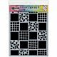 Ranger Dylusions Stencils Square Dance - Large  
