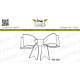  Lesia Zgharda Design photopolymer Stamp Bow RE091