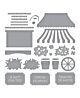 Spellbinders Flower Cart Etched Dies (S6-253)            