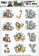 3D Push Out - Yvonne Creations - Young and Wild - Tiger
