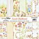 ScrapBoys Sweet Childhood paperpad 24 vl+cut out elements-DZ SWCH-09 190gr 15,2x15,2cm