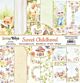 ScrapBoys Sweet Childhood paperset 12 vl+cut out elements-DZ SWCH-08 190gr 30,5x30,5cm