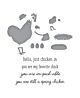 Spellbinders Spring Chicken Clear Stamp & Die Set (SDS-197)         