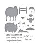 Spellbinders Counting Sheep Clear Stamp & Die Set (SDS-200)         