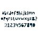 Sizzix Tim Holtz Bigz XL Alphabet Die - Cutout Lower 