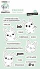 Studio Light Clear Stamp Friendz nr.417 CCL-FR-STAMP417 140x97mm