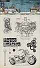 Studio Light Clear Stamp Gears & Bikes Gearhead's Workshop nr.673 SL-GW-STAMP673 97,6x142mm