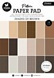 Studio Light Pattern paper pad Shades of brown Ess. nr.166 SL-ES-PPP166 148x210x8mm