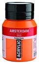 Amsterdam Standard Series Acrylverf Pot 500 ml Azo-Oranje 276