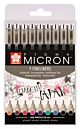 Sakura Pigma Micron 05 Etui met 9 kleuren 