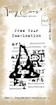 Tracy Evans Art Backdrop A8 Stamp (TE017)  