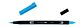 Tombow ABT dubbele brushpen reflex blue