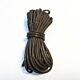Waxed katoen koord rond 2 mm bruin 5m            