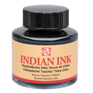 Talens Oostindische Inkt Fles 30 ml Zwart 700