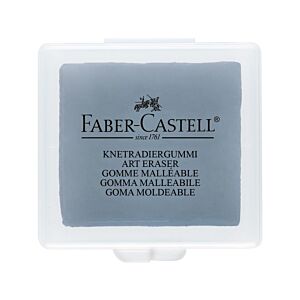 kneedgum Faber-Castell 7020 grijs verpakt in plastic doosje