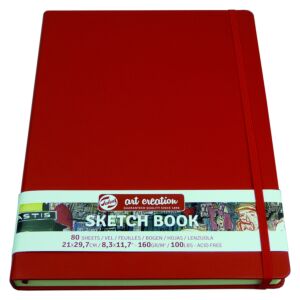 Talens Art Creation Schetsboek Rood 21 x 29.7 cm 140 g 80 Vellen