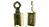 Eindkap goud voor ler. vet.7MMX6MM