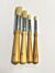 Stencil tamponeer penselen 4 stuks formaten