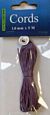 Waxed Cotton Cord 0,5 mm/5 mtr violet 