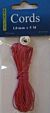 Waxed Cotton Cord 1 mm/5 mtr cyclaam 