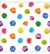 Servet 33x33cm Polka dots white